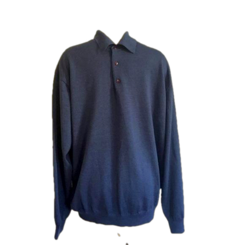 Saks FIFTH AVENUE 100% MERINO WOOL THIN Sweater XL